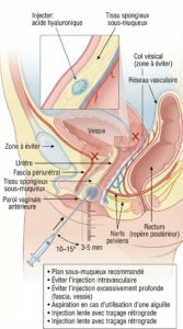 Injection d'acide hyaluronique du point G gianfermi