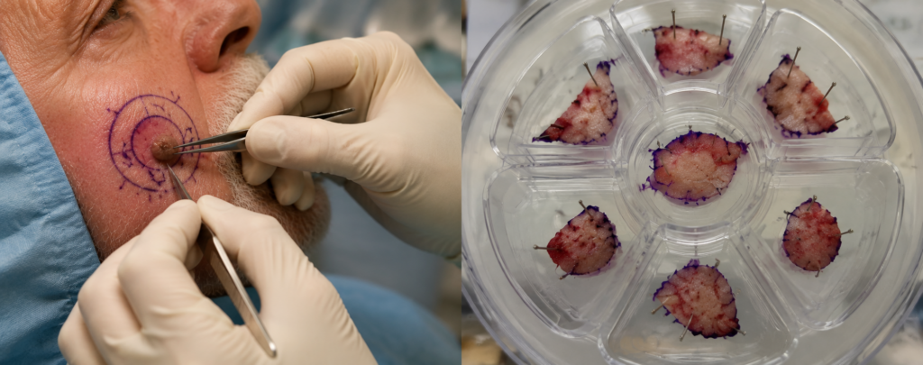 Chirurgie de Mohs du carcinome épidermoïde : traitement